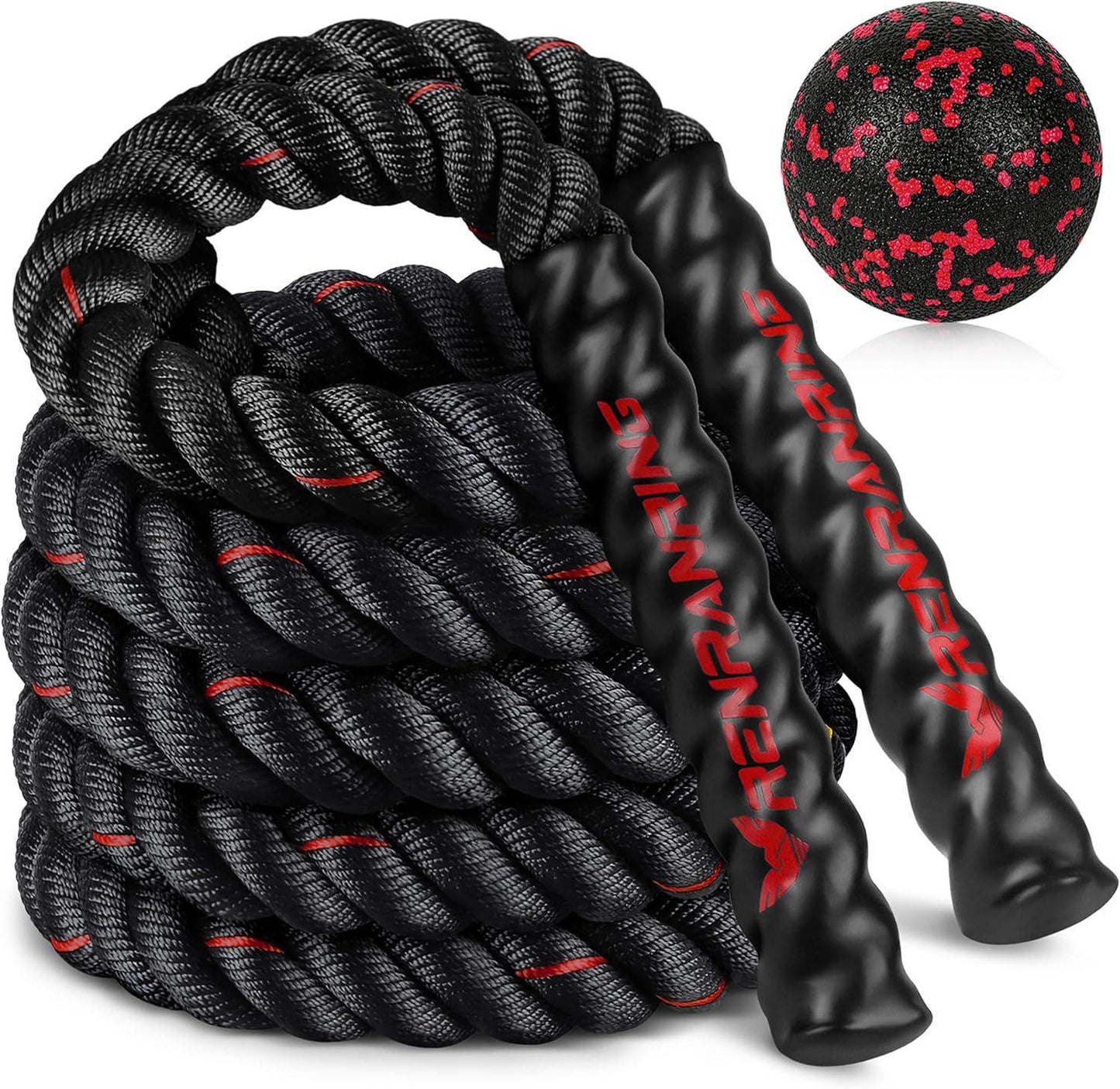 Weighted Jump Rope, 9.8ft Heavy Exercise Jumping Rope for Adults - imprüv  