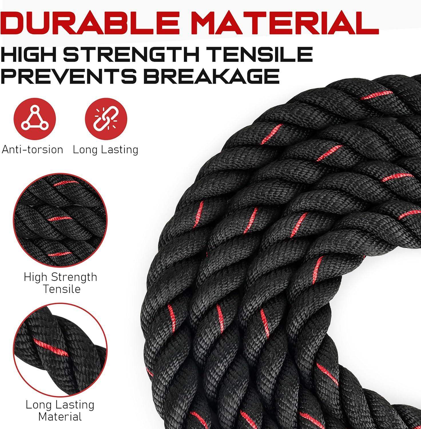 Weighted Jump Rope, 9.8ft Heavy Exercise Jumping Rope for Adults - imprüv  