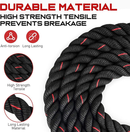 Weighted Jump Rope, 9.8ft Heavy Exercise Jumping Rope for Adults - imprüv  