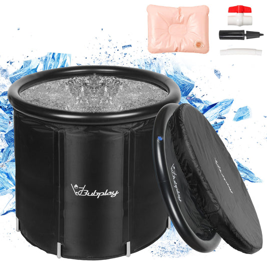X-Large Round Ice Plunge Bath Tub for Athletes and Post-Workout Recovery - imprüv  
