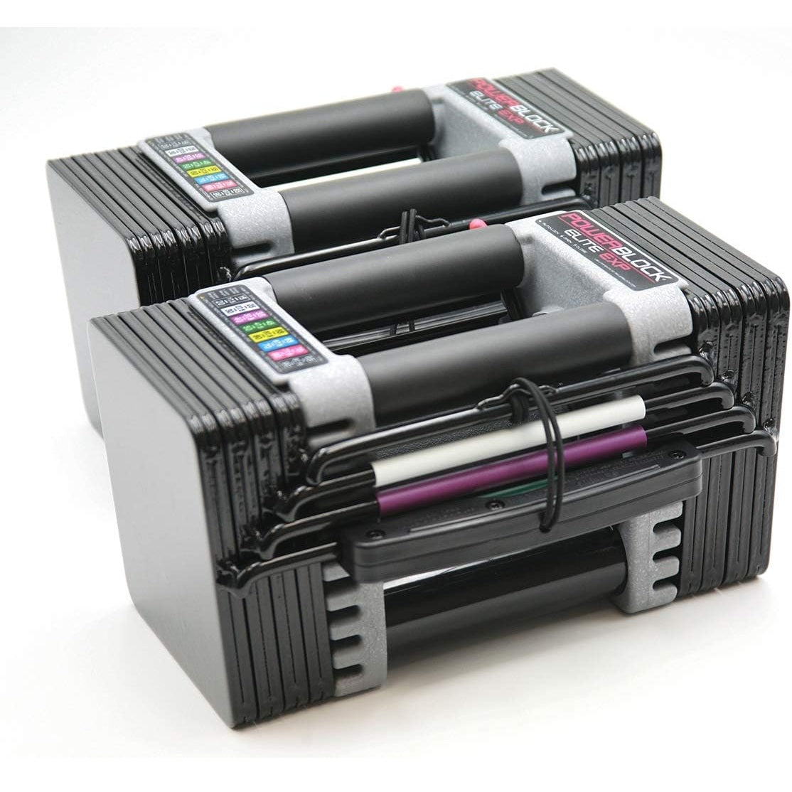 Adjustable Dumbbells 5 to 50 lb Set for Home Strength Workouts, Pair of 2 - imprüv 