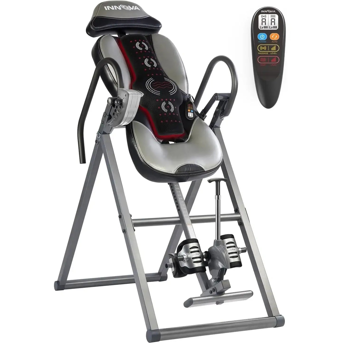 Inversion Table with Heat and Massage for Spinal Decompression - imprüv 