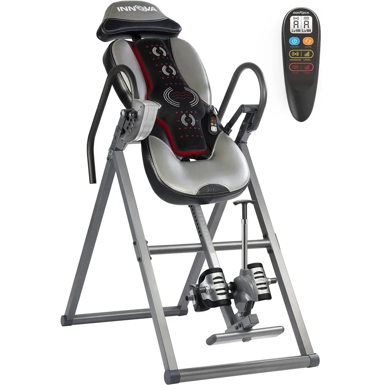 Inversion Table with Heat and Massage for Spinal Decompression - imprüv 