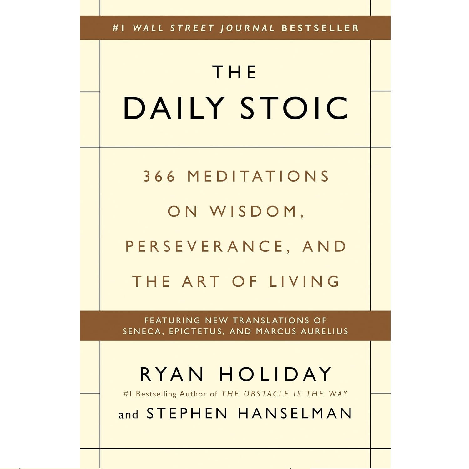 The Daily Stoic: 366 Meditations on Wisdom, Perseverance, and Living - imprüv 